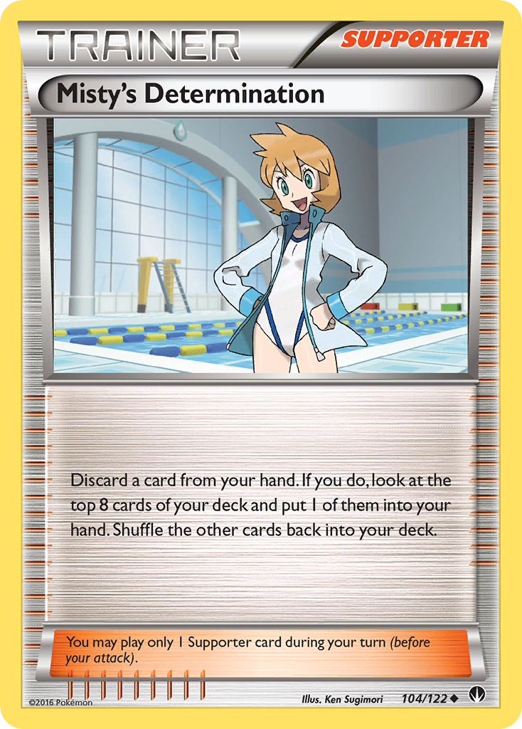 Misty's Determination (104/122) [XY: BREAKpoint] | Event Horizon Hobbies CA