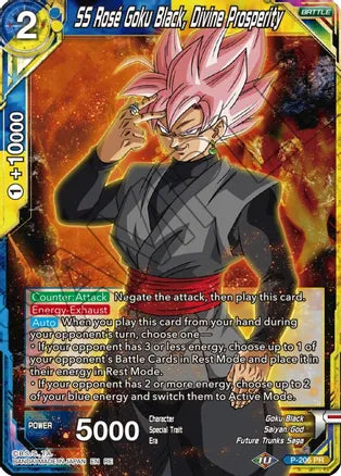 SS Rose Goku Black, Divine Prosperity (P-206) [Mythic Booster] | Event Horizon Hobbies CA