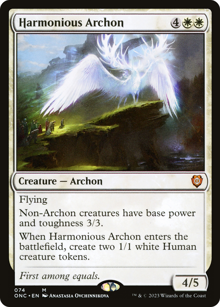 Harmonious Archon [Phyrexia: All Will Be One Commander] | Event Horizon Hobbies CA
