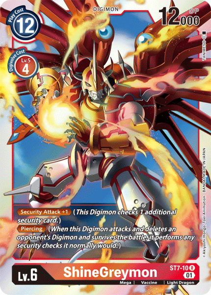 ShineGreymon [ST7-10] [Starter Deck: Gallantmon] | Event Horizon Hobbies CA