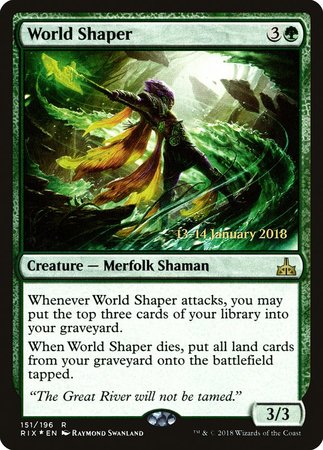 World Shaper [Rivals of Ixalan Promos] | Event Horizon Hobbies CA