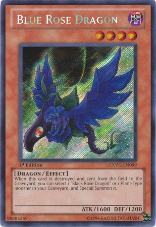 Blue Rose Dragon [EXVC-EN099] Secret Rare | Event Horizon Hobbies CA