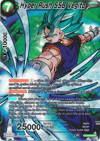 Hyper Rush SSB Vegito (SPR) (BT3-063) [Cross Worlds] | Event Horizon Hobbies CA