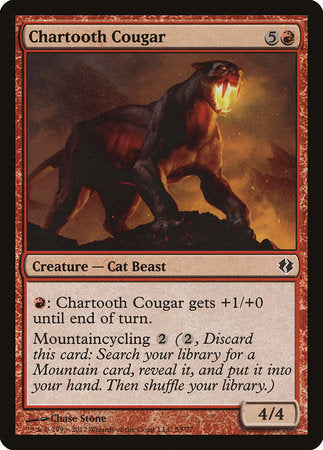 Chartooth Cougar [Duel Decks: Venser vs. Koth] | Event Horizon Hobbies CA