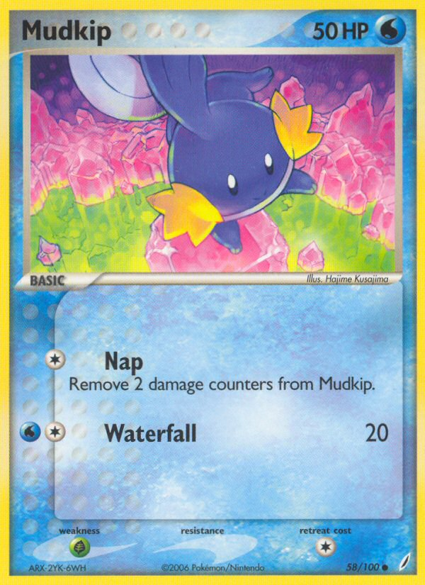 Mudkip (58/100) [EX: Crystal Guardians] | Event Horizon Hobbies CA