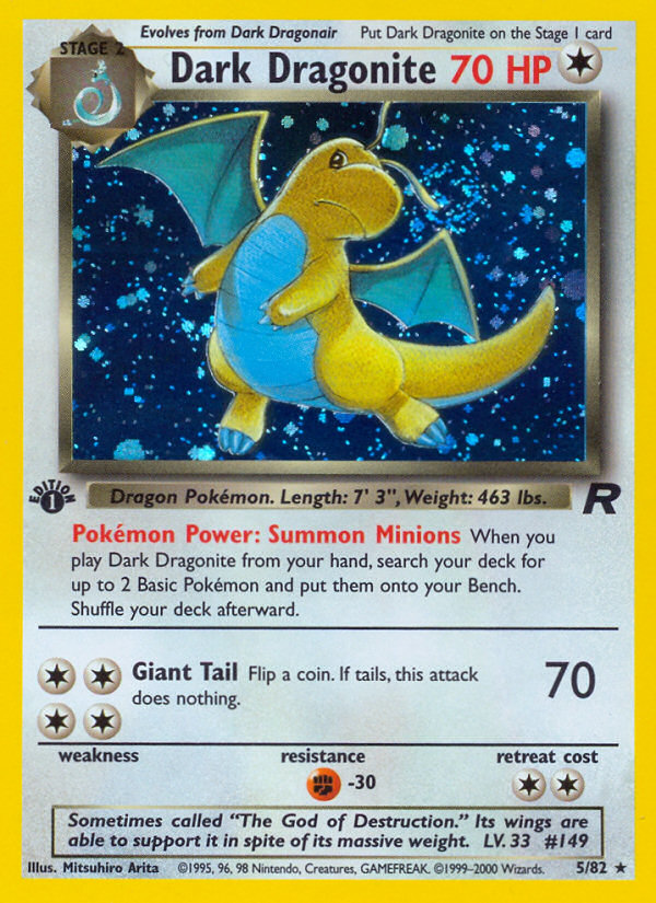 Dark Dragonite (5/82) [Team Rocket 1st Edition] | Event Horizon Hobbies CA