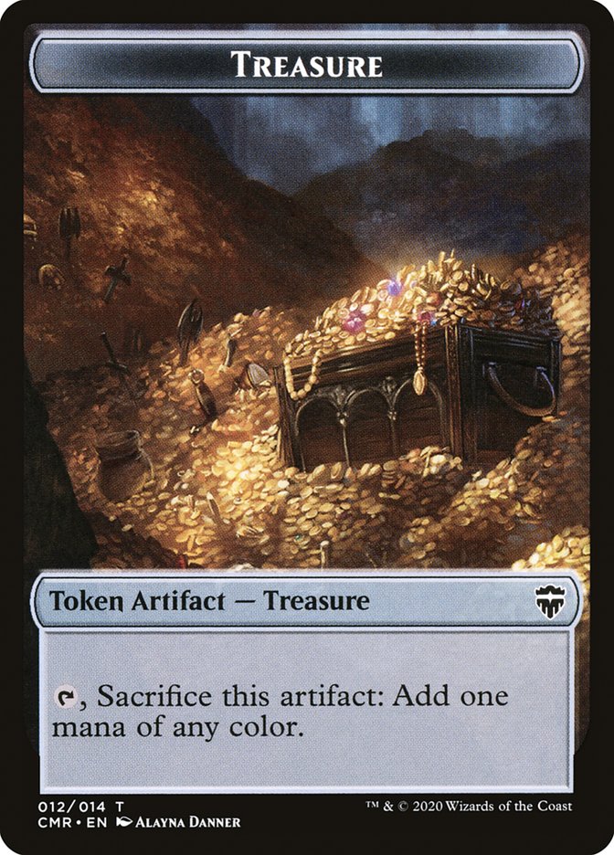 Angel // Treasure Token [Commander Legends Tokens] | Event Horizon Hobbies CA