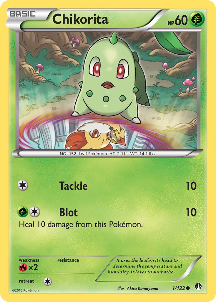 Chikorita (1/122) [XY: BREAKpoint] | Event Horizon Hobbies CA