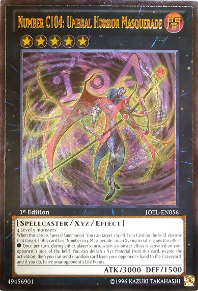 Number C104: Umbral Horror Masquerade (UTR) [JOTL-EN056] Ultimate Rare | Event Horizon Hobbies CA