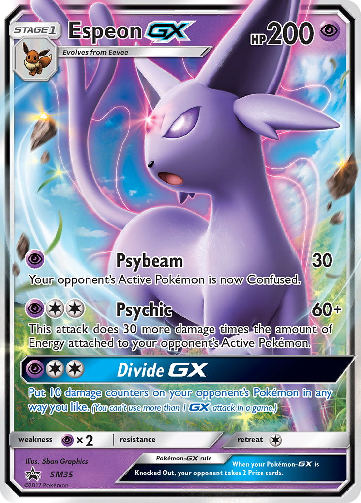 Espeon GX (SM35) [Sun & Moon: Black Star Promos] | Event Horizon Hobbies CA