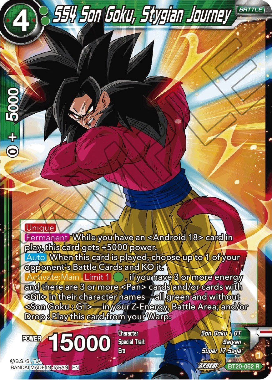 SS4 Son Goku, Stygian Journey (BT20-062) [Power Absorbed] | Event Horizon Hobbies CA