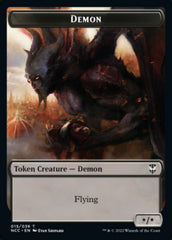 Demon // Copy Double-sided Token [Streets of New Capenna Commander Tokens] | Event Horizon Hobbies CA