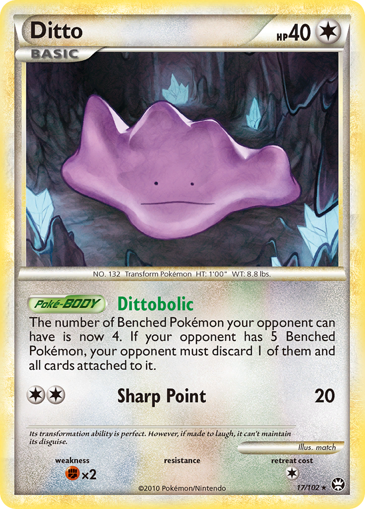 Ditto (17/102) [HeartGold & SoulSilver: Triumphant] | Event Horizon Hobbies CA