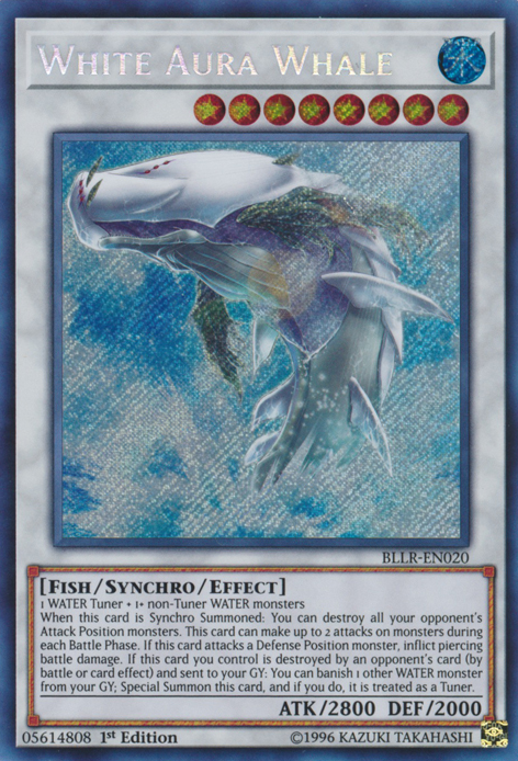 White Aura Whale [BLLR-EN020] Secret Rare | Event Horizon Hobbies CA