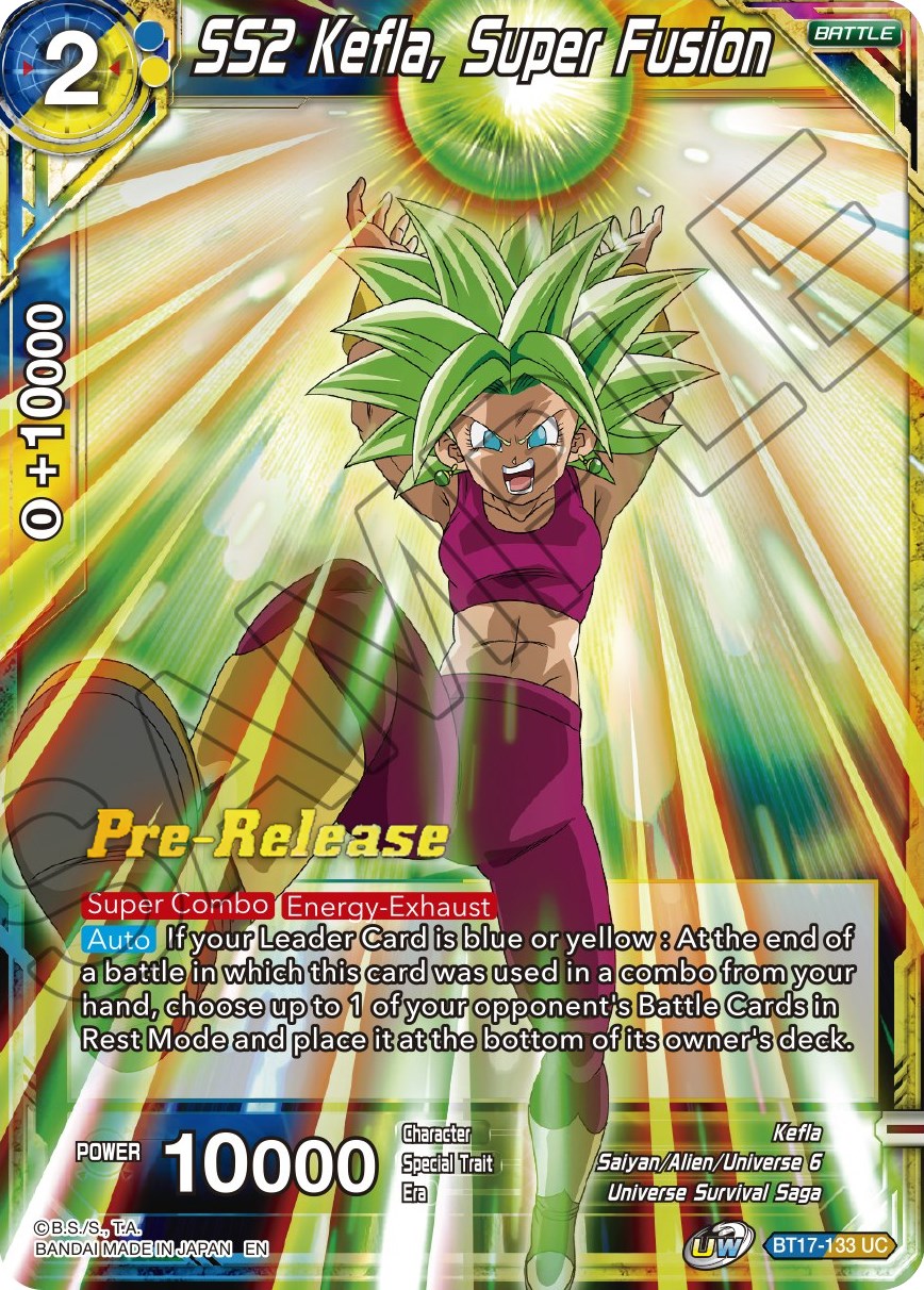 SS2 Kefla, Super Fusion (BT17-133) [Ultimate Squad Prerelease Promos] | Event Horizon Hobbies CA