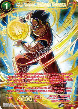 Son Gohan, Ultimate Essence (SPR) (BT14-007) [Cross Spirits] | Event Horizon Hobbies CA