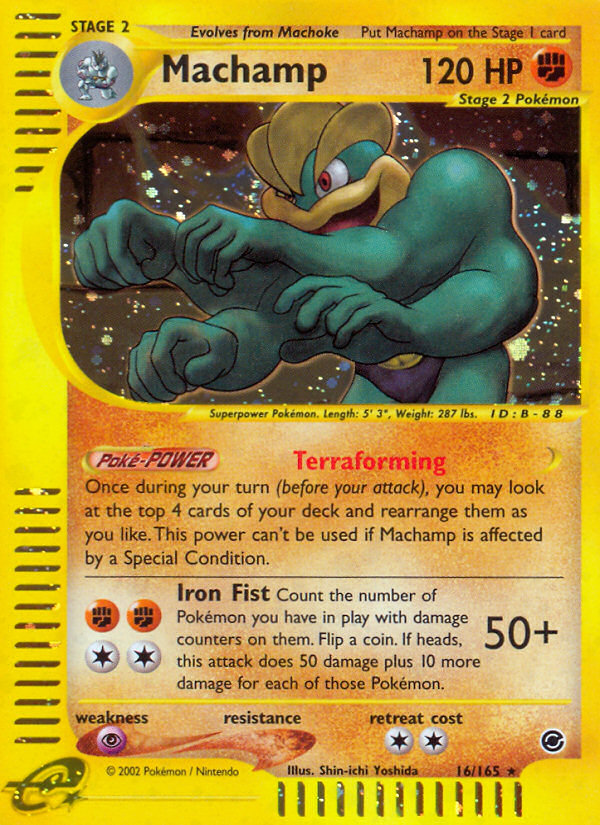 Machamp (16/165) [Expedition: Base Set] | Event Horizon Hobbies CA