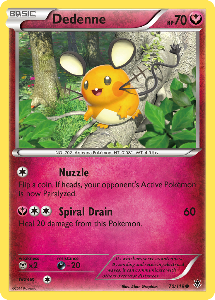 Dedenne (70/119) [XY: Phantom Forces] | Event Horizon Hobbies CA