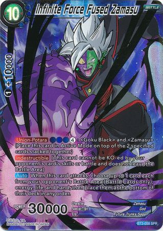 Infinite Force Fused Zamasu (SPR) (BT2-058) [Union Force] | Event Horizon Hobbies CA