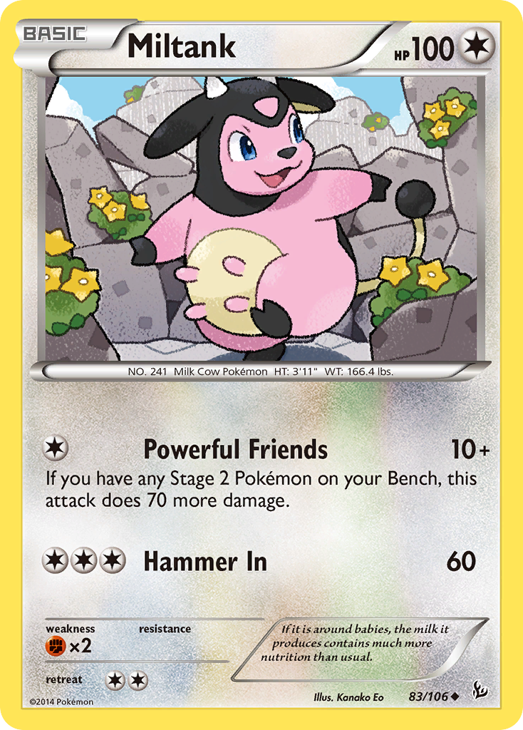 Miltank (83/106) [XY: Flashfire] | Event Horizon Hobbies CA