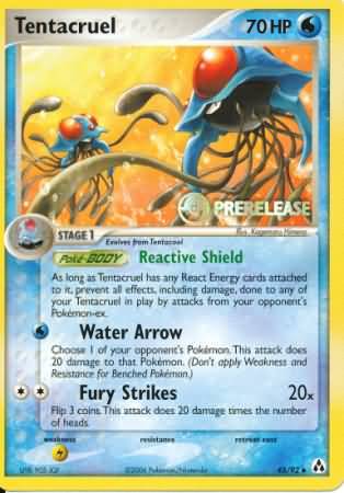 Tentacruel (45/92) (Prerelease Promo) [Nintendo: Black Star Promos] | Event Horizon Hobbies CA