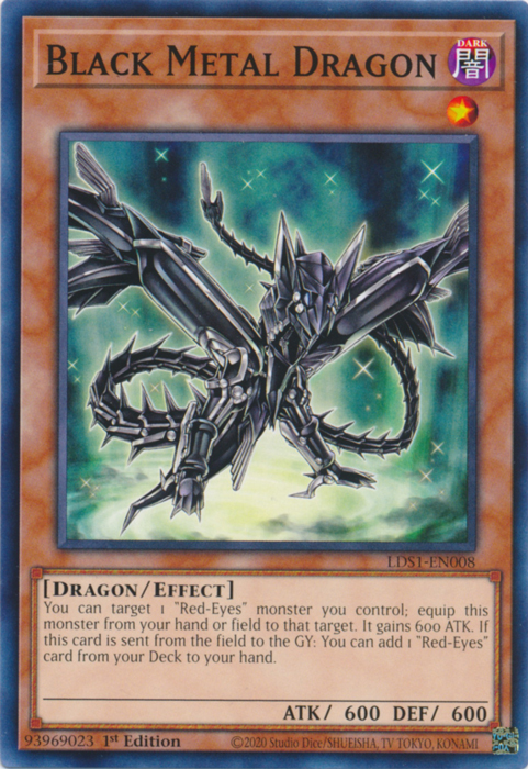 Black Metal Dragon [LDS1-EN008] Common | Event Horizon Hobbies CA