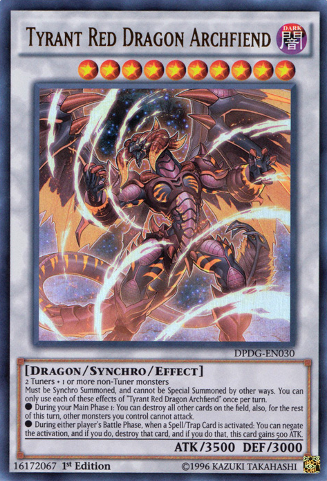 Tyrant Red Dragon Archfiend [DPDG-EN030] Ultra Rare | Event Horizon Hobbies CA