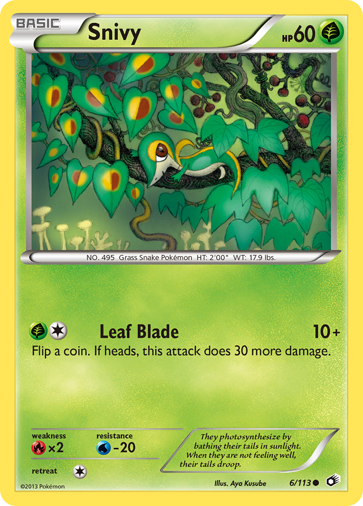 Snivy (6/113) [Black & White: Legendary Treasures] | Event Horizon Hobbies CA