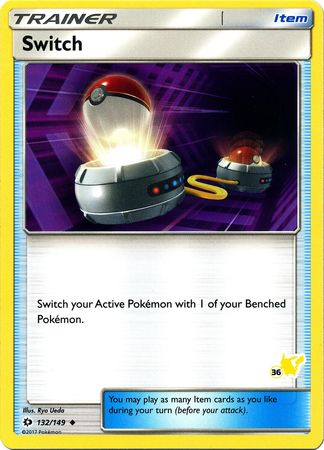 Switch (132/149) (Pikachu Stamp #36) [Battle Academy 2020] | Event Horizon Hobbies CA