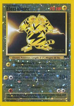 Electabuzz (1) (Winner) [Best of Promos] | Event Horizon Hobbies CA