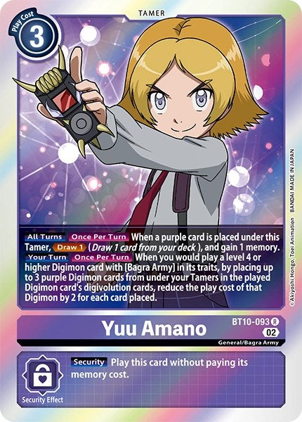 Yuu Amano [BT10-093] [Revision Pack Cards] | Event Horizon Hobbies CA