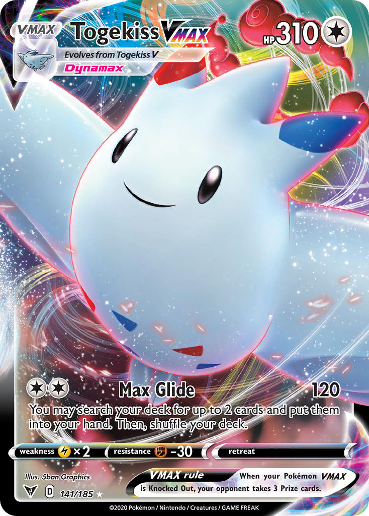 Togekiss VMAX (141/185) [Sword & Shield: Vivid Voltage] | Event Horizon Hobbies CA