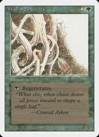 Wall of Brambles [Revised Edition] | Event Horizon Hobbies CA