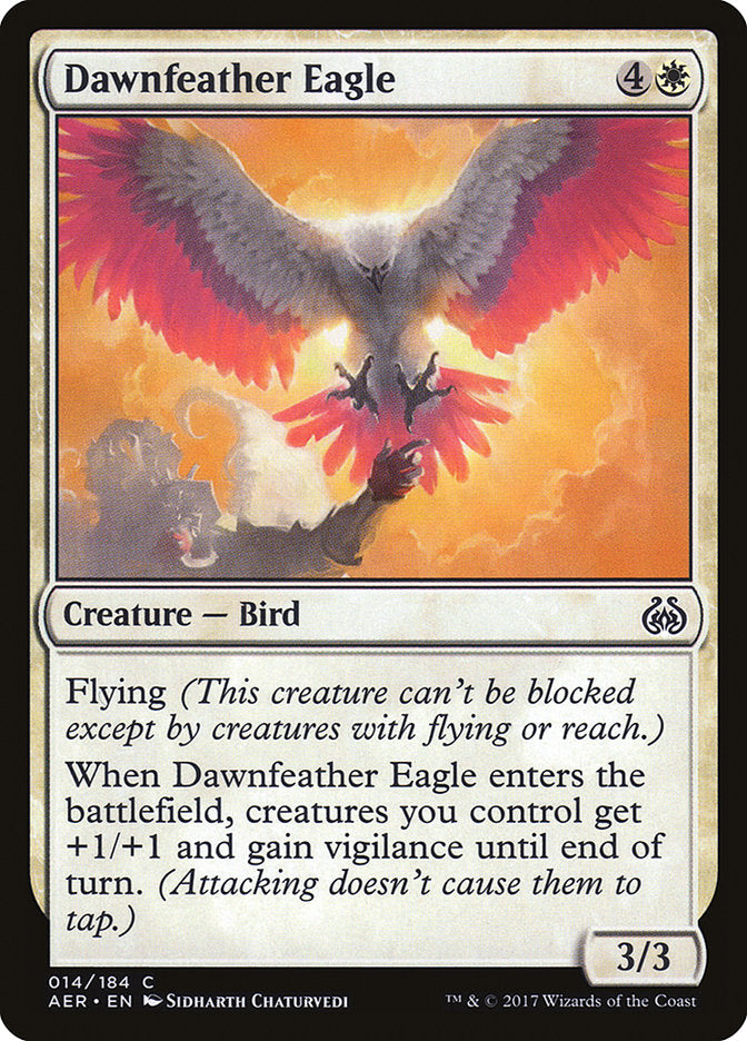 Dawnfeather Eagle (Intro Pack) [Aether Revolt Promos] | Event Horizon Hobbies CA