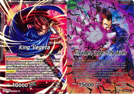 King Vegeta // King Vegeta, Leader of the Saiyans (SD9-01) [Assault of the Saiyans] | Event Horizon Hobbies CA