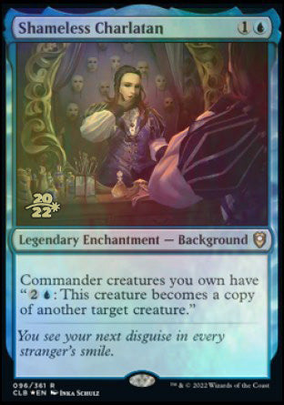 Shameless Charlatan [Commander Legends: Battle for Baldur's Gate Prerelease Promos] | Event Horizon Hobbies CA