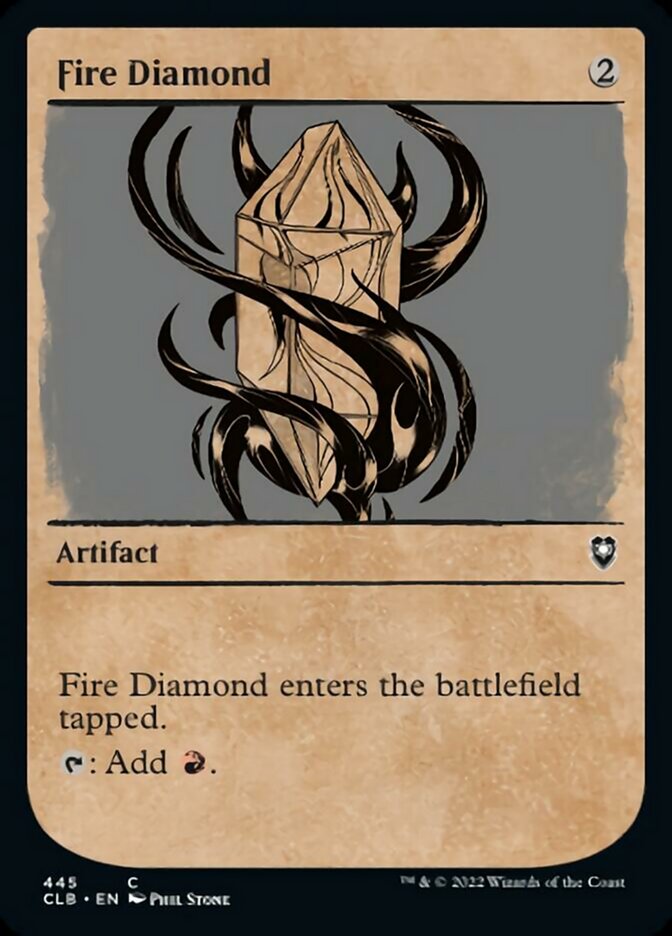 Fire Diamond (Showcase) [Commander Legends: Battle for Baldur's Gate] | Event Horizon Hobbies CA