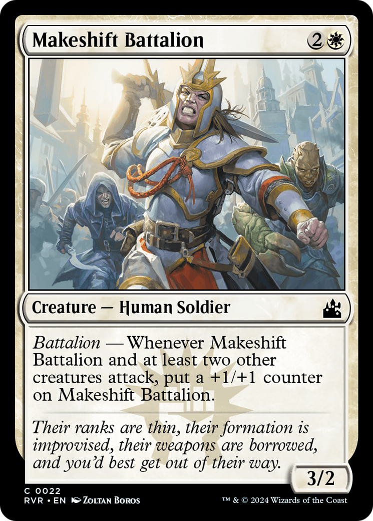 Makeshift Battalion [Ravnica Remastered] | Event Horizon Hobbies CA