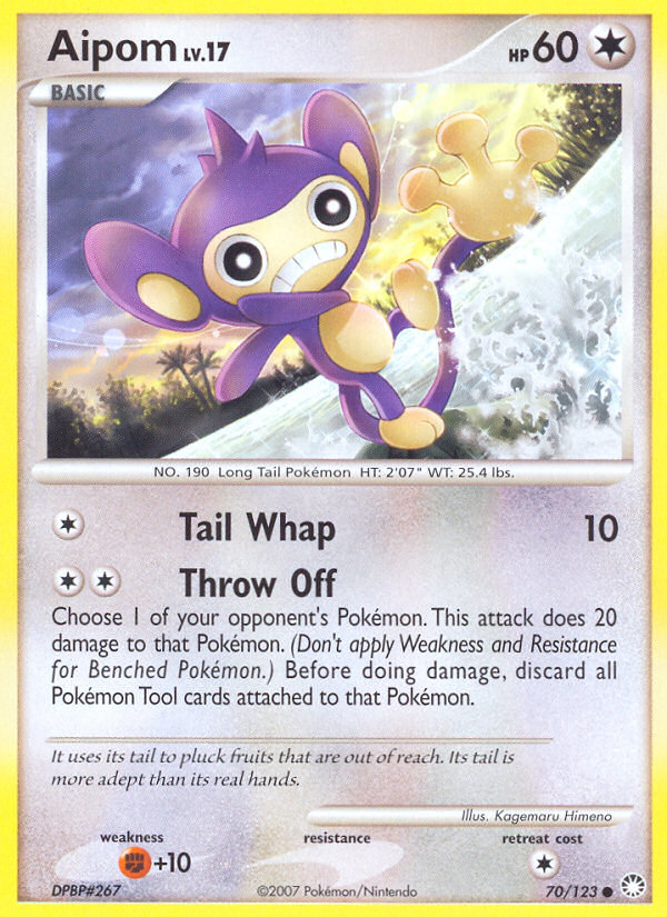 Aipom (70/123) [Diamond & Pearl: Mysterious Treasures] | Event Horizon Hobbies CA