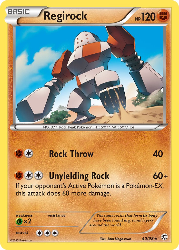 Regirock (40/98) (Theme Deck Exclusive) [XY: Ancient Origins] | Event Horizon Hobbies CA