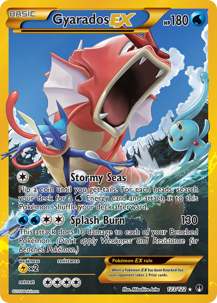 Gyarados EX (123/122) [XY: BREAKpoint] | Event Horizon Hobbies CA