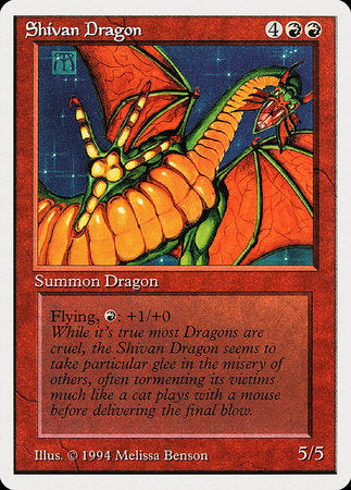 Shivan Dragon [Summer Magic / Edgar] | Event Horizon Hobbies CA