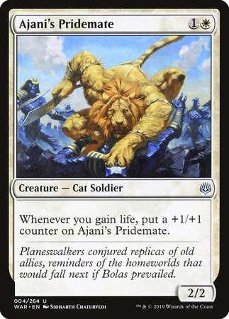 Ajani's Pridemate [War of the Spark] | Event Horizon Hobbies CA