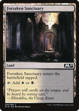 Forsaken Sanctuary [Core Set 2019] | Event Horizon Hobbies CA