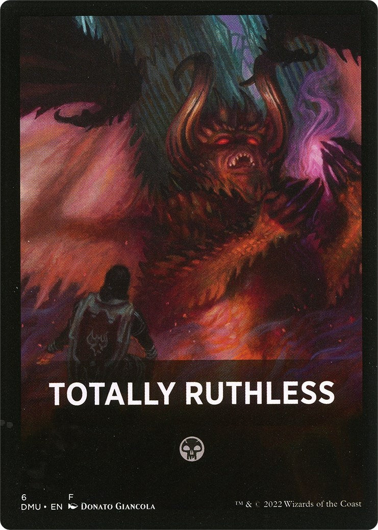 Totally Ruthless Theme Card [Dominaria United Tokens] | Event Horizon Hobbies CA