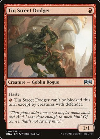 Tin Street Dodger [Ravnica Allegiance] | Event Horizon Hobbies CA