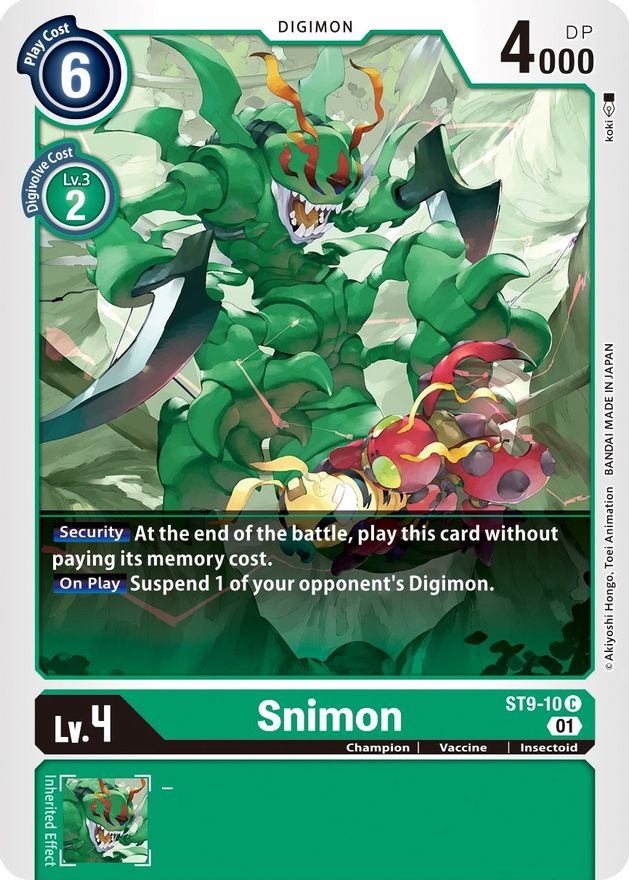 Snimon [ST9-10] [Starter Deck: Ultimate Ancient Dragon] | Event Horizon Hobbies CA