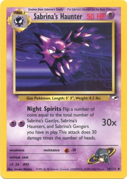 Sabrina's Haunter (58/132) [Gym Heroes Unlimited] | Event Horizon Hobbies CA