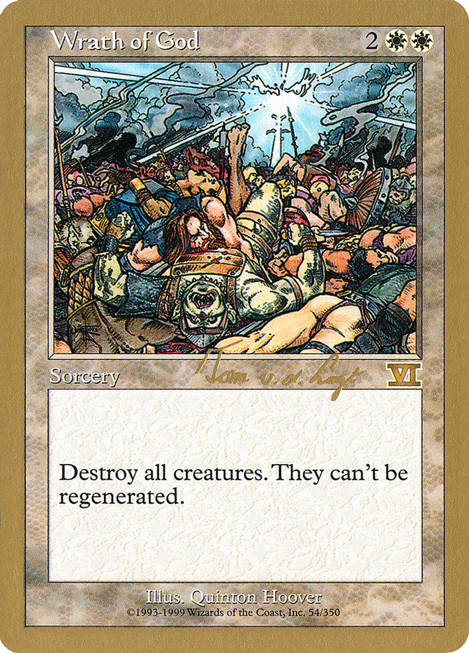 Wrath of God (Tom van de Logt) [World Championship Decks 2000] | Event Horizon Hobbies CA