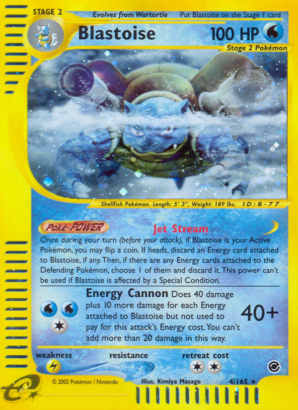 Blastoise (4/165) [Expedition: Base Set] | Event Horizon Hobbies CA